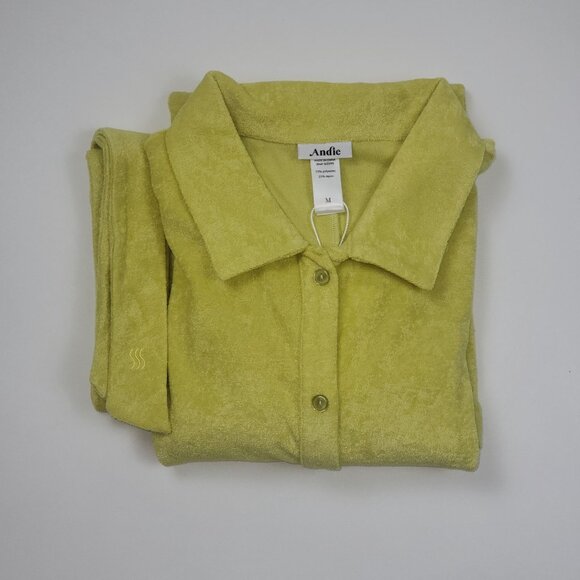 Andie The Button Up Romper Honeysuckle Womens Medium Beach Resort Vacay Wear NWT - Picture 15 of 16